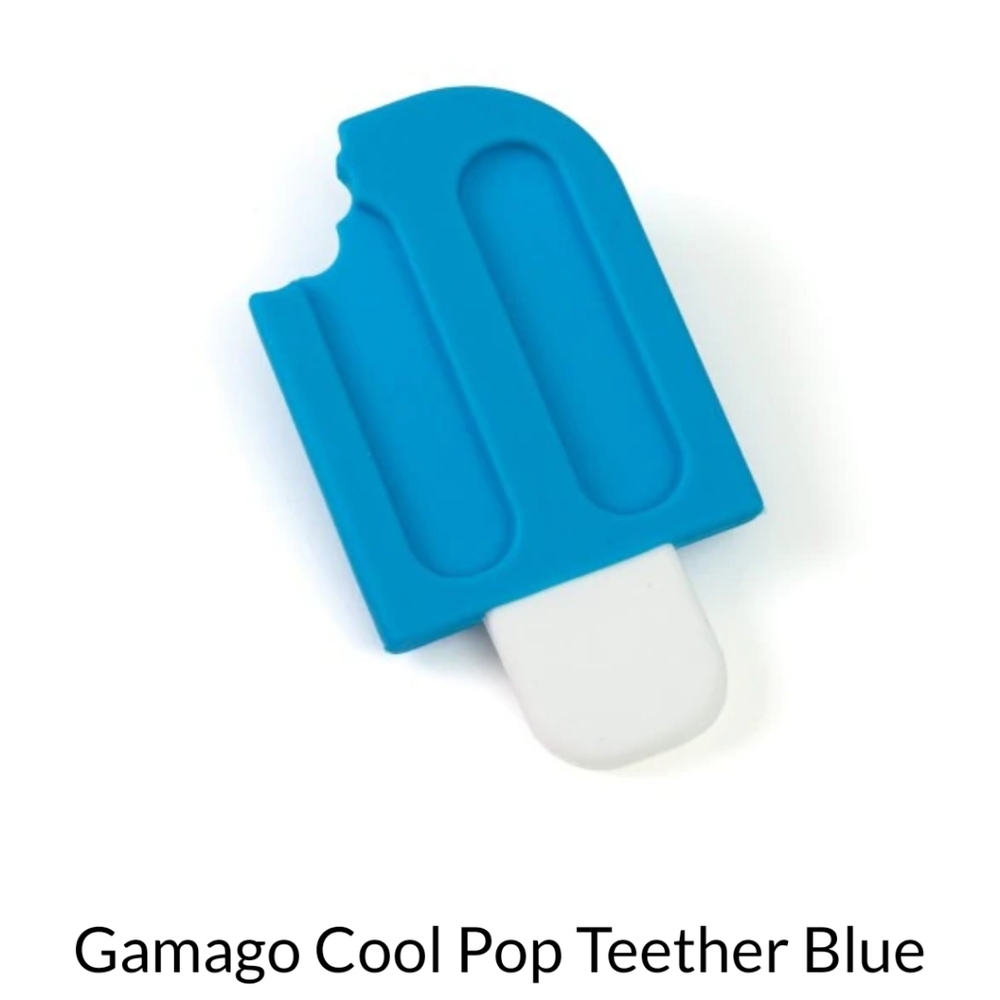 Gamago Cool Pop Teether Blue